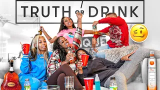 TRUTH OR DRINK FT JANIA MESHELL & FRIENDS!!😁😂