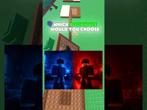Which Roommate Would You Choose? 🤯🤞 #roblox #relatable