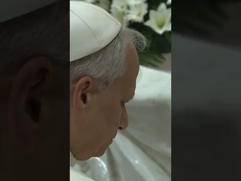 Papa Leão XIV visita Santuário agostiniano de Nossa Senhora do Bom Conselho #shorts