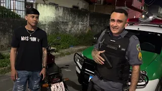 CIDADÃO NOS PROCUROU PARA ENTREGAR UMA MOTOCICLETA QUE O MESMO COMPROU E QUE ESTAVA COM RESTRIÇÃO!