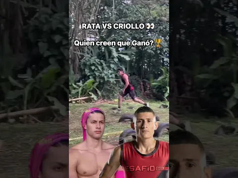 RATA VS CRIOLLO competencia #colombia #caracoltv #desafiodelsigloxxi #desafio2025 #viral #shorts #fy