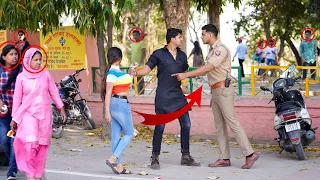 लड़की कौन ले जायेगा ??   Police or Gunda // Sumit Cool dubey // Prank