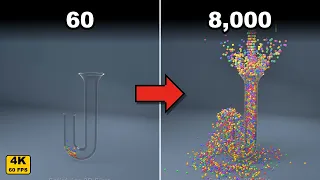 The Most Satisfying 3D Physics Simulations I’ve Ever Built【4K 60FPS】