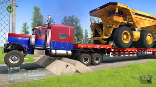 Spintires Mudrunner Truck Mod  | Driver Skills Gameplay | Game Daily29 #mudrunner #spintires