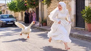 قصة فتاة نهار عرسها كانت تستنى الكورتاج بصح المفاجأة أنو ما جا حتى واحد 😂اضطرت تروح على رجليها 😱🤣