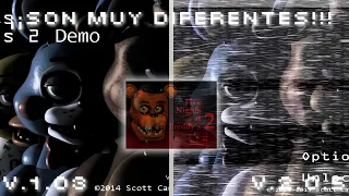 Diferencias FNaF 2 DEMO VS FNaF 2 | ElTicoFNaF Especial 30K