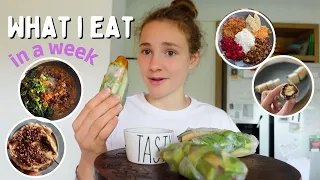 (Werbung) VEGAN WHAT I EAT IN A WEEK 🌱☺️ easy & quick recipes