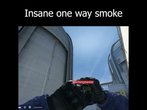 Insane CSGO smoke on NUKE ☢️