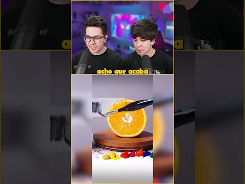 LARANJA DE PAPEL VIRANDO DE VERDADE #shorts