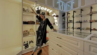 My walk-in closet tour  + wardrobe must haves + my fave picks 🎀
