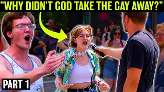 Street Preaching at WILD Gay Pride Festival!