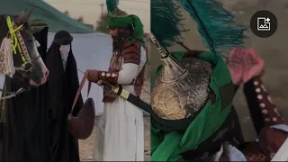 تجسيد شخصية الامام العباس (ع)#كوافيرعلاوي