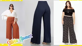 10 formas de usar pantalones anchos sin verte gorda*LUCE SENCILLA Y BONITA CON ESTA MODA 2021