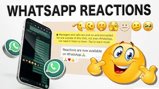 Whatsapp Reaction Update 🥳 How to React on Whatsapp Message ? Whatsapp New Features