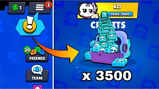 GLITCH Code secret Débloquer 3500 Crédits Gratuitement sur BRAWL STARS