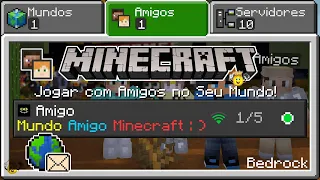 ⭐Como Jogar junto Com Amigo👤Minecraft🌎❕Rápido e Fácil📱💻🎮