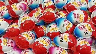 Kinder Joy surprise 100 Yummy Kinder Surprise Egg Toys Opening - A Lot Of Kinder Joy Chocolate ASMR
