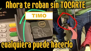 Robo sin contacto PROTEGE tarjetas de cajeros y CIBERDELINCUENTES