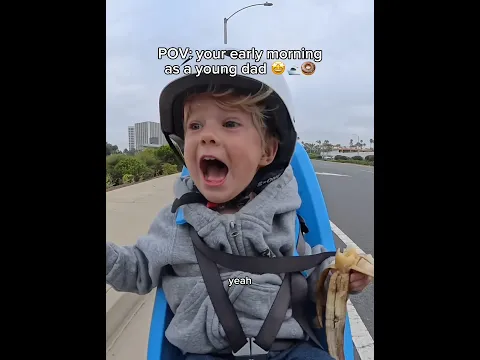 POV: your early morning as a young dad 🤩🛥️🍩
