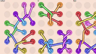 Twisted Tangle! Gameplay Part 2 Level 6 -10 - PUZZLE GAME #game #gameplay #satisfyinggame #shorts
