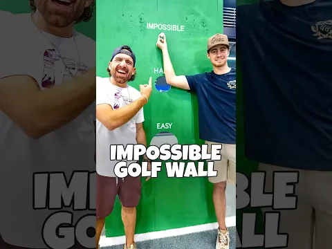 NO WAY he actually made it 🤯 @gmgolf