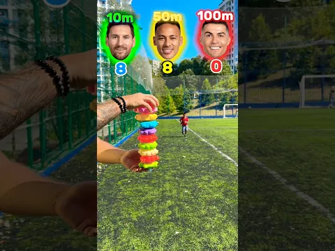 Messi Neymar Ronaldo ⚽️ WHO IS FASTER?
