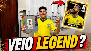 😱 SURPRESA PRAS CRIANÇAS ?ÁLBUM DA COPA E 1000 FIGURINHAS! SERÁ QUE VEIO LEGEND ?