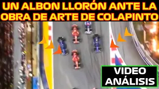 COLAPINTO DESTROZA A ALBON CON UNA SALIDA MAGISTRAL Y LIMPIA Y ALEX MIENTE, WILLIAMS DEBE ADVERTIRLE