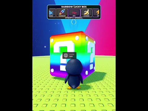 GUGUGAGA Penguin vs DOUBLE TSUNAMI 🌊🐧 Admin Lucky Block Saved Me! #roblox #rblx #brainrot