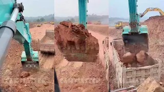 The Process Of Soil Excavation And Transportation P550