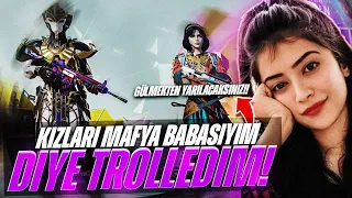 KIZ BENİ MAFYA BABASI SANDI 🤣 - LOBİ / BAYRAK TROLL | PUBG MOBİLE