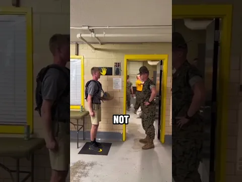 This Marine Recruit Made a Huge Mistake (@TSYONTZ)