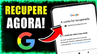 Como recuperar a sua conta do Google (SEM EMAIL, SEM SENHA E NÚMERO) 2023