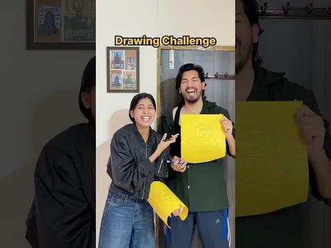 Can Ansh draw it? 🤣🤌🏻 Drawing Challenge #shorts
