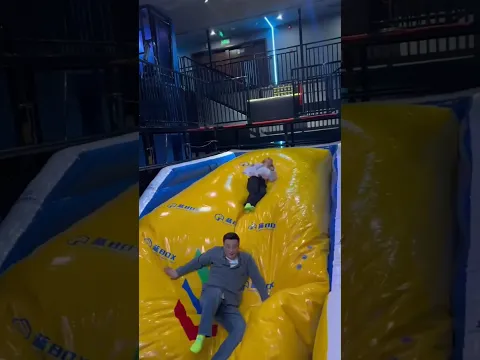 This Trampoline Is 🥱🤣🤣So Fun! Why Didn't We Just Start Jumping Around Like This When We Were Kids