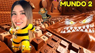 VENCÍ AL TSUNAMI DE CHOCOLATE EN EL TECLADO SATISFACTORIO! Mundo 2… Roblox