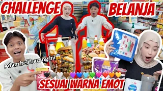 BERBURU BELANJAAN SESUAI WARNA EMOT!!SYIFA SHOCK KARNA ADAM BELI K*ND*M!!