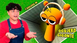SOBREVIVI A 20 SPRUNKIS DIFERENTES DENTRO DE UN AGUJERO GIGANTE?!