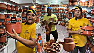 मिट्टी के Modern बर्तन😳 जो खाना पकाए 100% पौष्टिकता के साथ😱 || Desi Mitti Ke Bartan ||