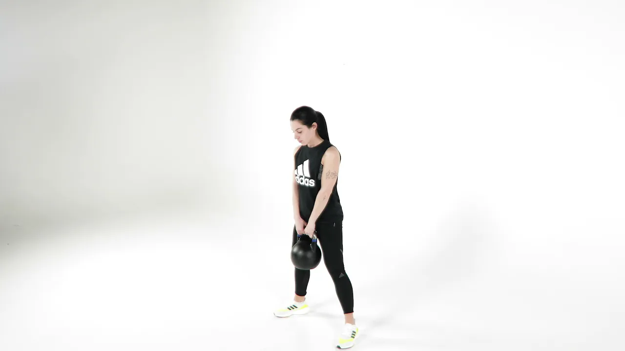 Image Soulevé de terre avec kettlebell