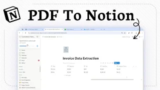 How to Extract Data From PDFs Into a Notion Database (2026 Updated Guide)