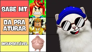 TIERLIST (EXPLICADA) DE TIPOS DE CRIANÇAS NO ROBLOX