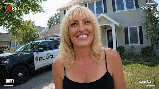 “Friendly” Wife Has No Idea Police Are About To Arrest Her For Murder