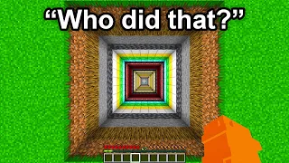 "Minecraft But The Whole World Is..."