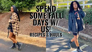 SPEND SOME FALL DAYS W/ US! - Recipes & Hauls