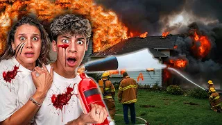 The Royalty Family House Burned Down! 😱 Ferran Shocked #wildfire