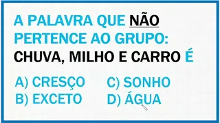 Essa é fácil mas a maioria não consegue | Raciocínio lógico com Interpretação de Língua Portuguesa