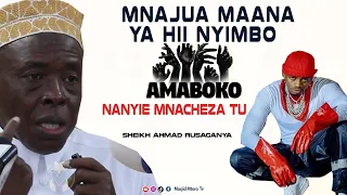 SHEIKH RUSAGANYA AUCHAMBUA WIMBO WA DIAMOND AMABOKO | HUU NI UPUUZI MTUPU | TUFANYENI YENYE KHERI
