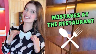 English mistakes at the restaurant