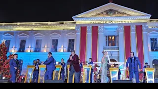 Especial navideño fiebre amarilla premier en centro Histórico san salvador #youtuberjose1 #baile